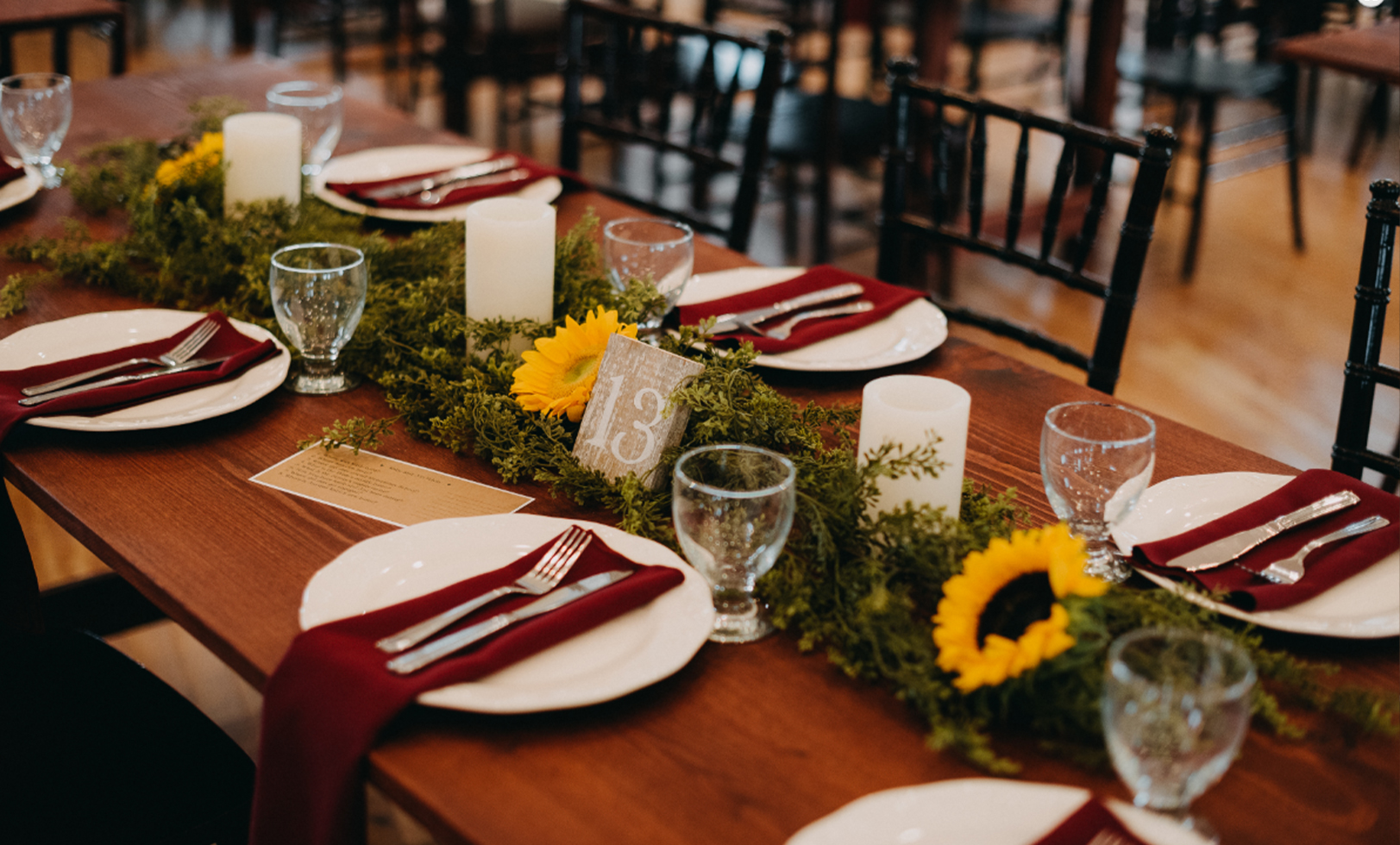 Fall Wedding Table Decor